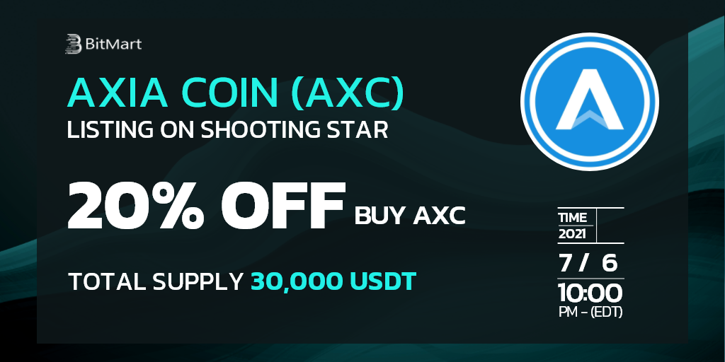 AXIA Coin, the First Asset-Supported Global Currency, to Be Listed on BitMart Exchange