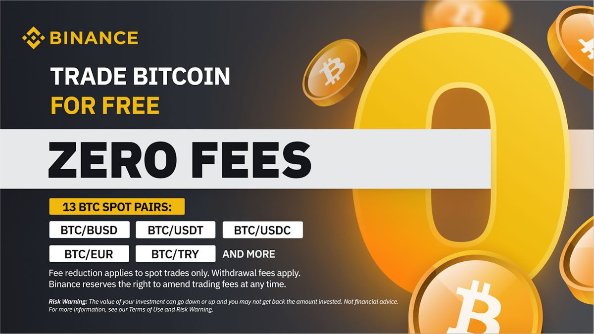 binance - 0 fees