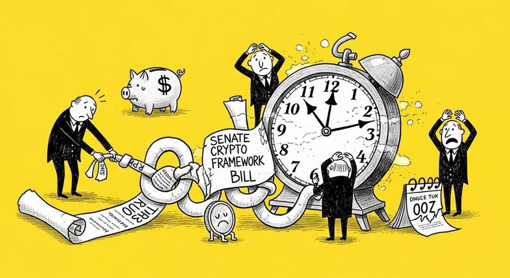 Senate Crypto Framework Bill Stalls Amid Democrats' Counterproposal on DeFi Regulations