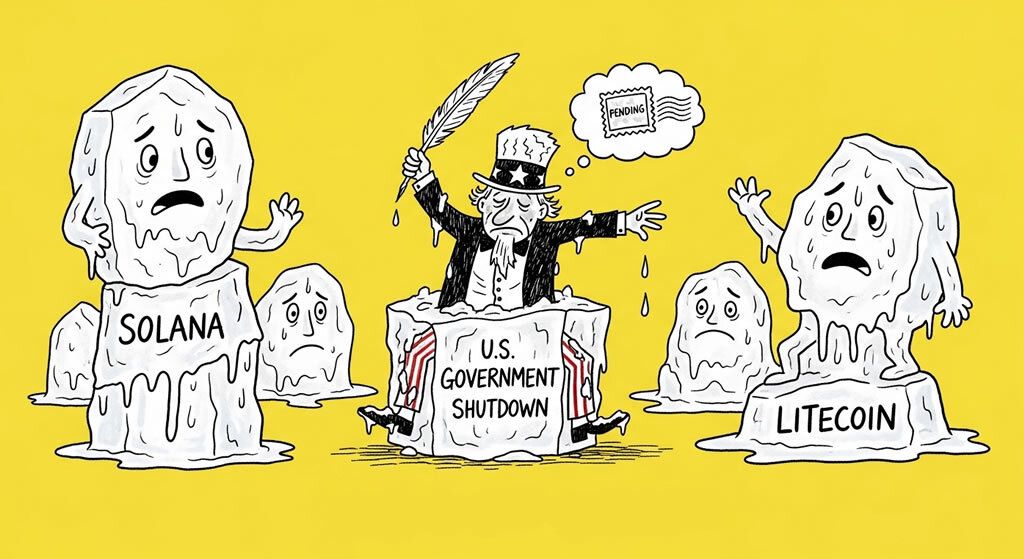 US Government Shutdown Freezes Crypto ETF Approvals