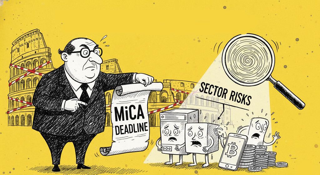 Italy Warns Crypto Firms of MiCA Deadline