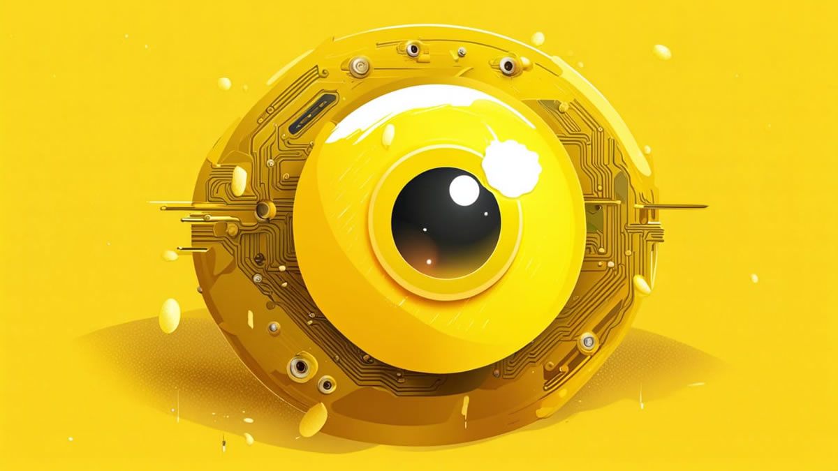 Worldcoin orb eye scanner