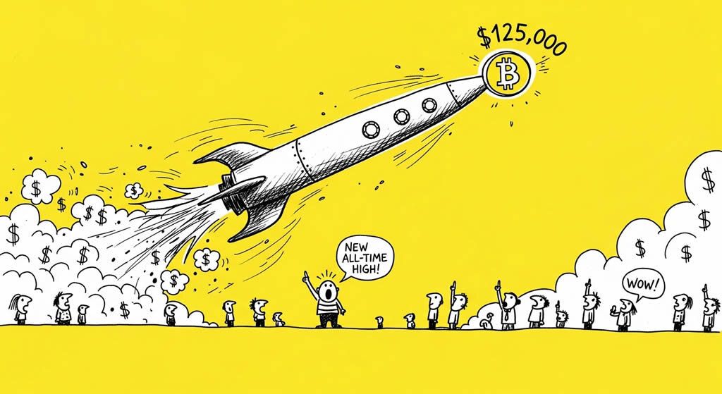 Bitcoin Hits New All-Time High Above $125000