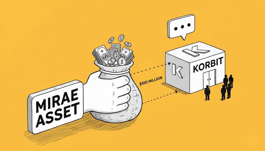 Mirae Asset in Talks to Acquire South Korean Crypto Exchange Korbit for Up to $100 Million