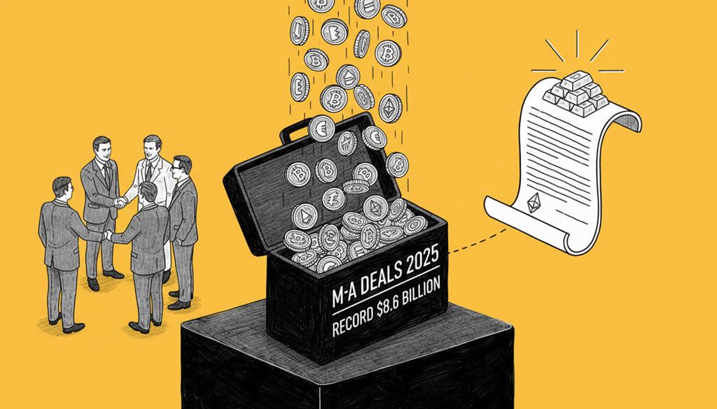 Crypto M&A Hits Record $8.6 Billion in 2025 Amid Pro-Crypto Regulatory Shift