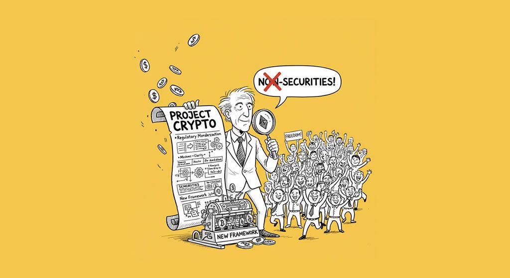 SEC Declares Most Crypto Tokens Non-Securities, Launches Project Crypto for Regulatory Modernization