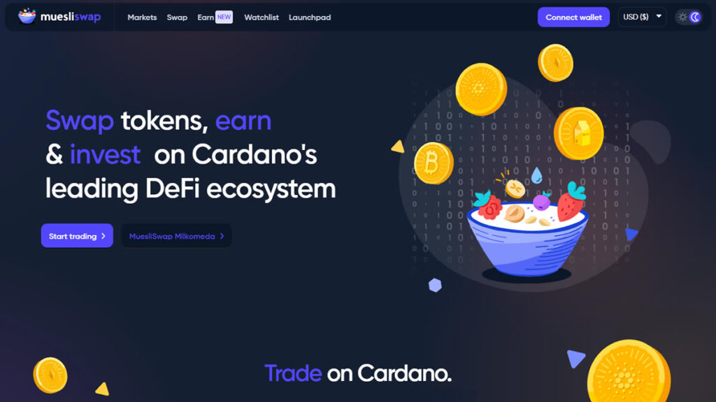 MuesliSwap - Top Cardano projects