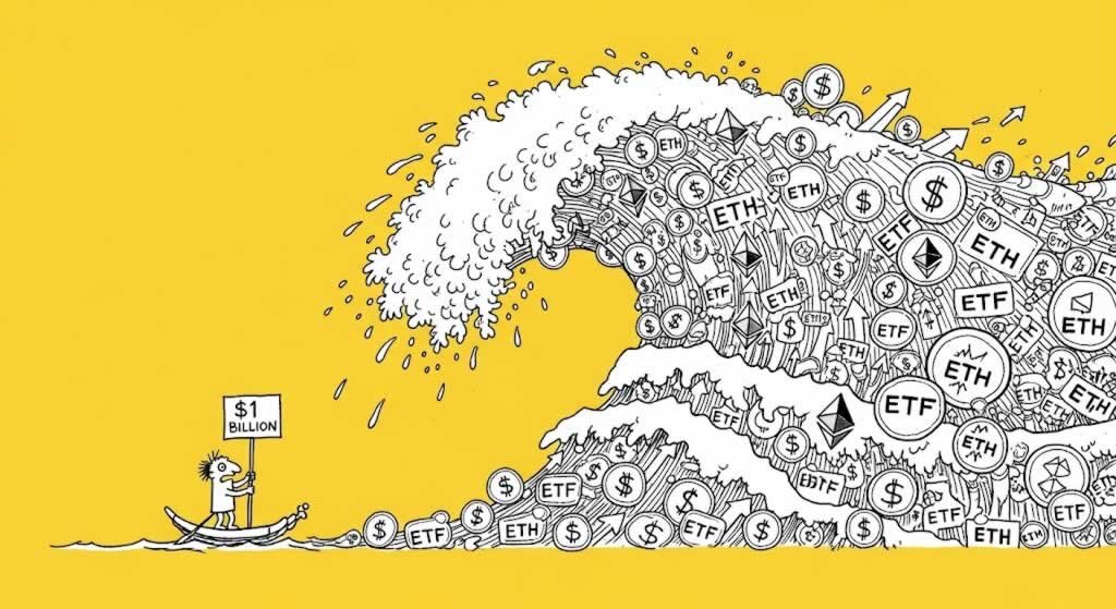 Spot Ether ETFs Hit Record B Daily Inflows Amid Surging Institutional Interest