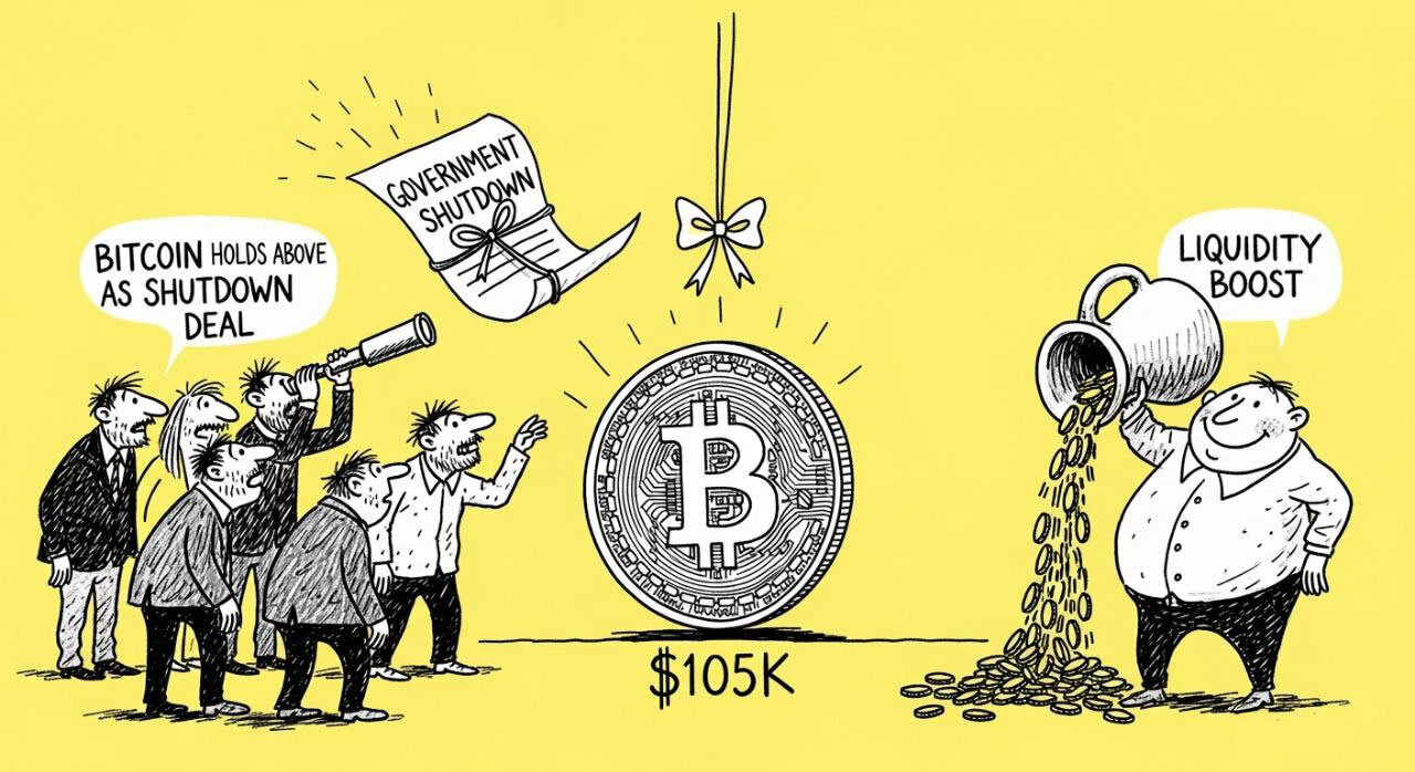 Bitcoin Holds Above 5K as Traders Eye Government Shutdown Deal and Liquidity Boost