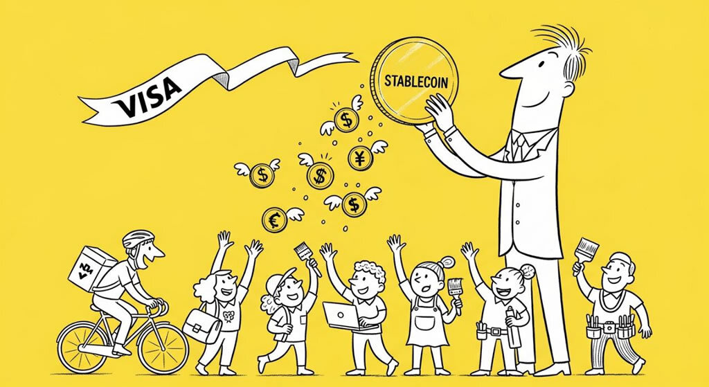 Visa Launches Pilot for Stablecoin Payouts, Boosting Access for Gig Economy Workers