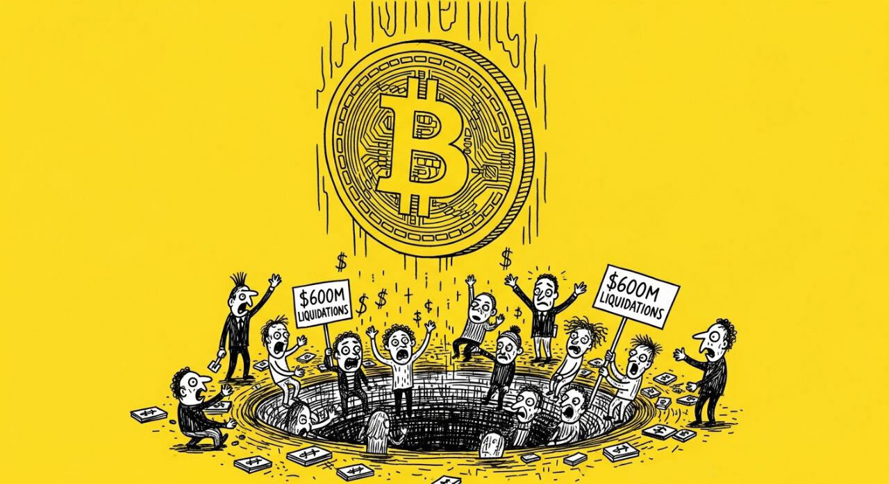 Bitcoin Dips Below $86,000 as Liquidations Top $600 Million Amid Risk-Off Mood