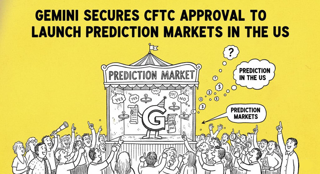 Gemini Secures CFTC Approval to Launch Prediction Markets in the US