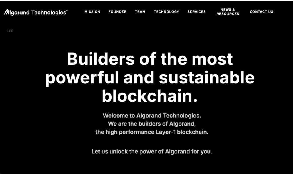 Algorand staking platform showing participation rewards and governance voting.
