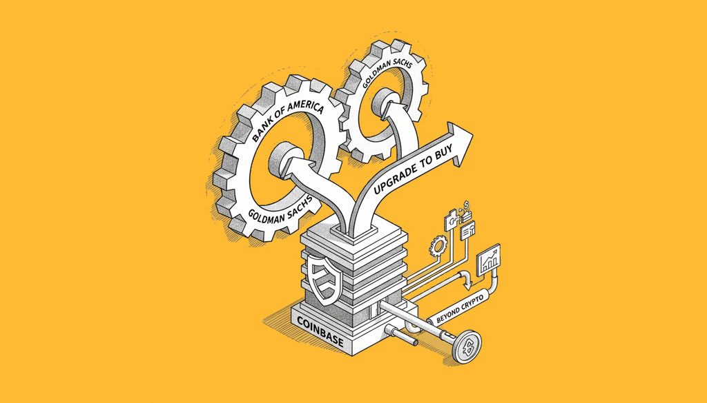 Bank of America and Goldman Sachs Upgrade Coinbase to Buy, Highlighting Expansion Beyond Crypto