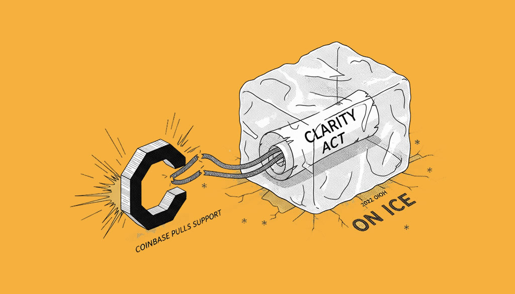 CLARITY Act on Ice After Coinbase Pulls Support