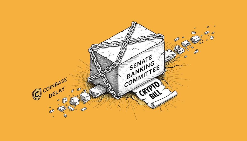 Senate Banking Committee Delays Crypto Bill Markup Following Coinbase Opposition