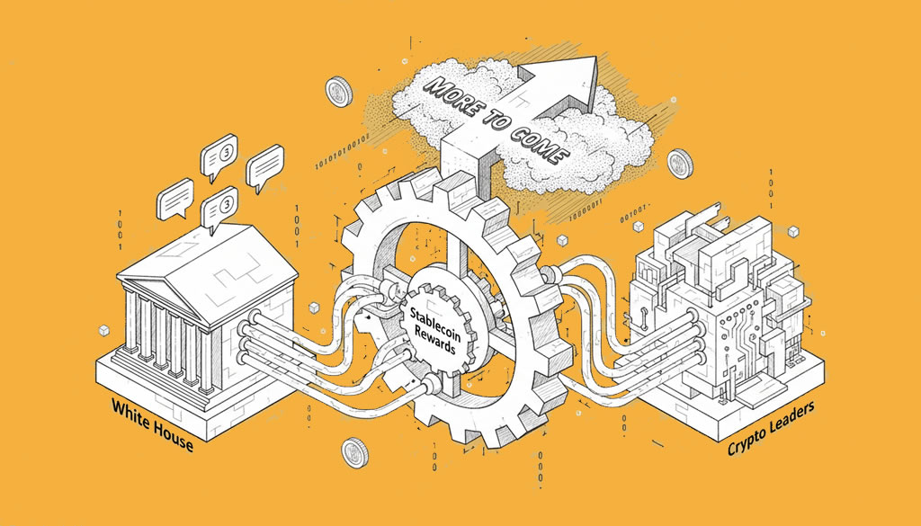 More to Come, Crypto Leaders Report Constructive Third White House Meeting on Stablecoin Rewards