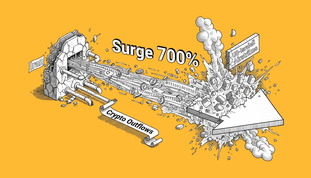 Iranian Crypto Outflows Surge 700% Following US-Israeli