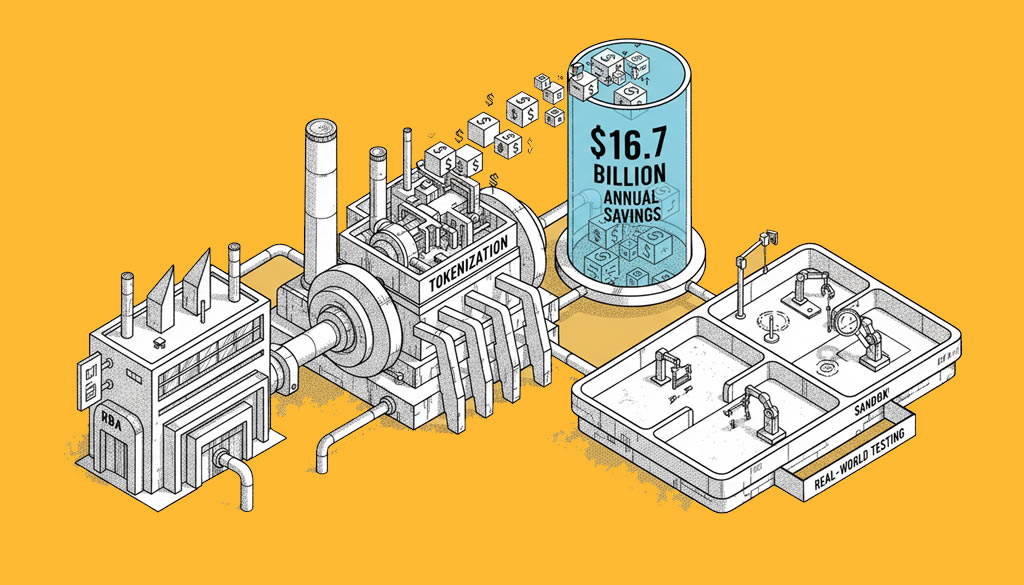 RBA Projects $16.7 Billion Annual Savings from Tokenization