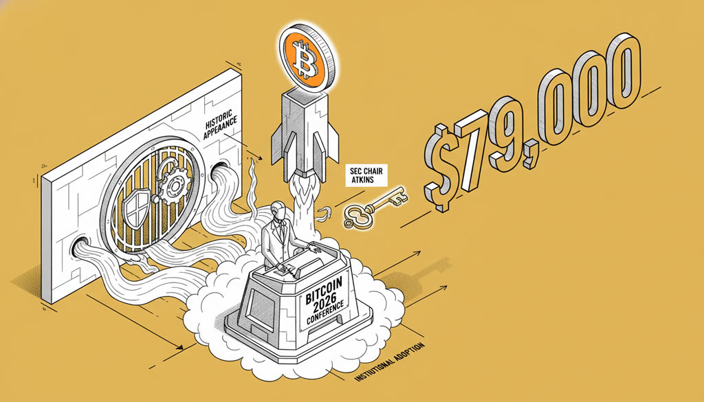 Bitcoin Hits $79,000 as SEC Chair Paul Atkins Makes Historic Appearance at Bitcoin 2026 Conference