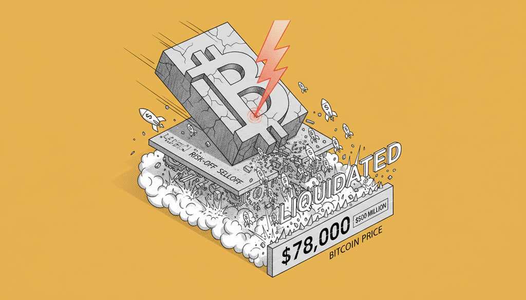 Bitcoin Slides to ,000 as Over 0 Million in Longs Get Liquidated