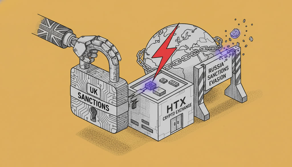 UK Sanctions Major Crypto Exchange HTX Over Alleged Russia Sanctions Evasion
