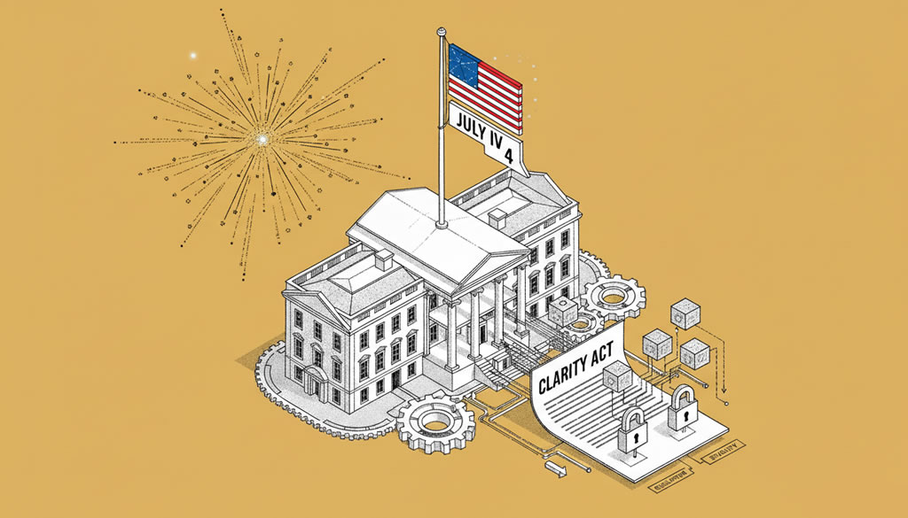 White House Sets July 4 Target for Landmark Clarity Act Crypto Regulation Bill
