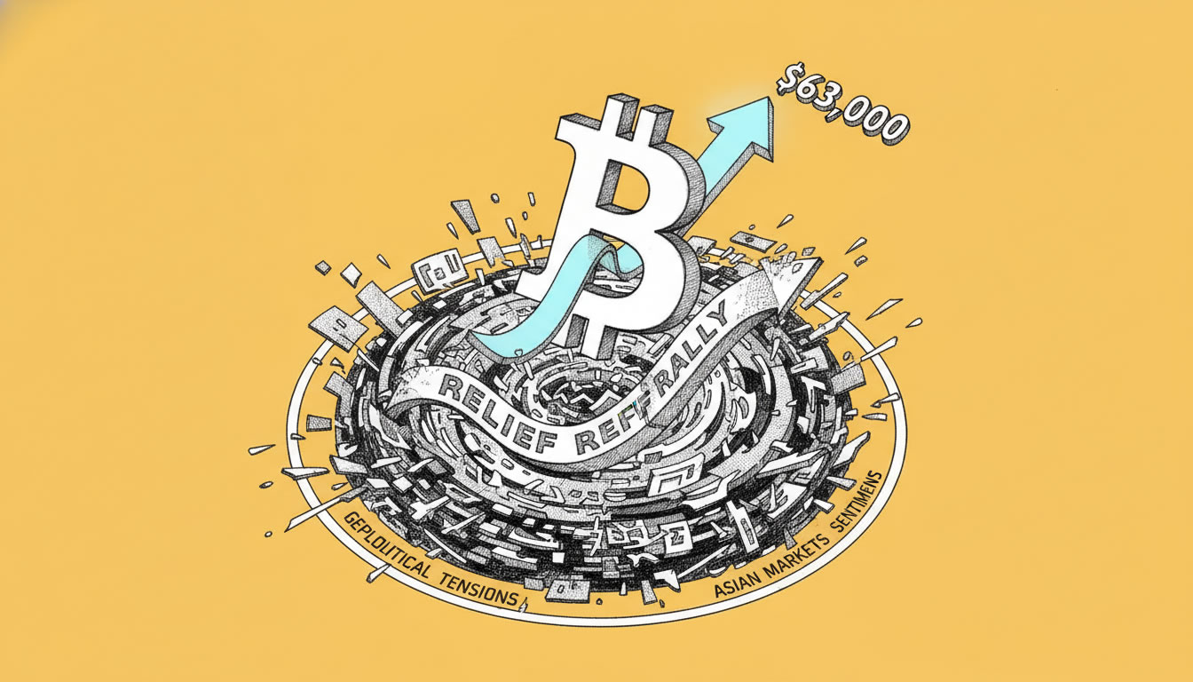 Bitcoin Reclaims ,000 in Oversold Relief Rally as Geopolitical Tensions and Asian Markets Roil Sentiment