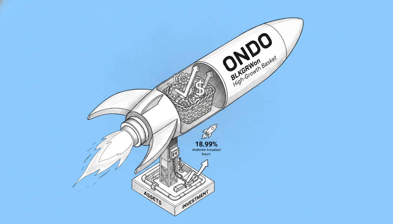 Target Up to 18.99% Moderate Annualized Return, Inside Ondo’s BLKGRWon High-Growth Basket