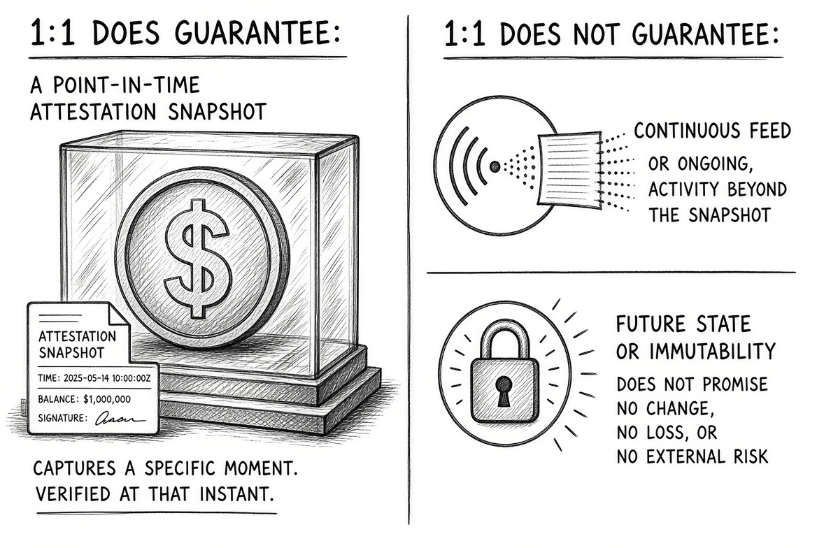 What 1:1 Does and Does Not Guarantee